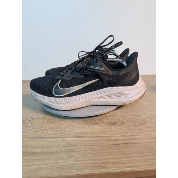 Nike Zoom Winflo 7 Mens Sz 11.5 US Black White Running Shoes Sneakers CJ0291-005 main image 8